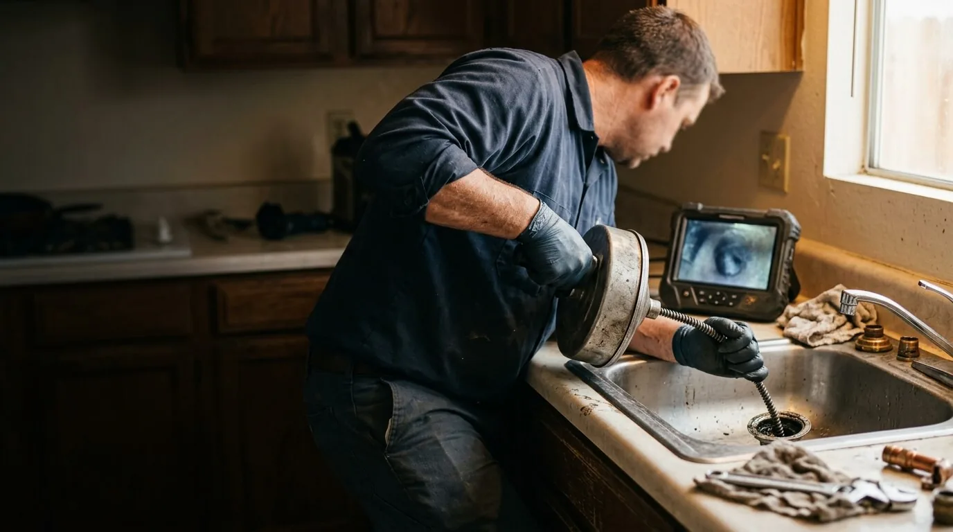 Drain cleaning and camera inspection in Riverside, CA
