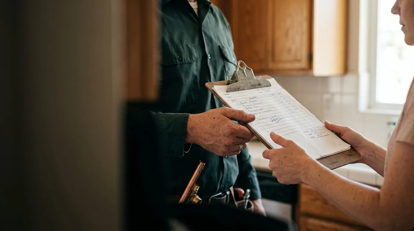 Upfront plumbing pricing in Riverside