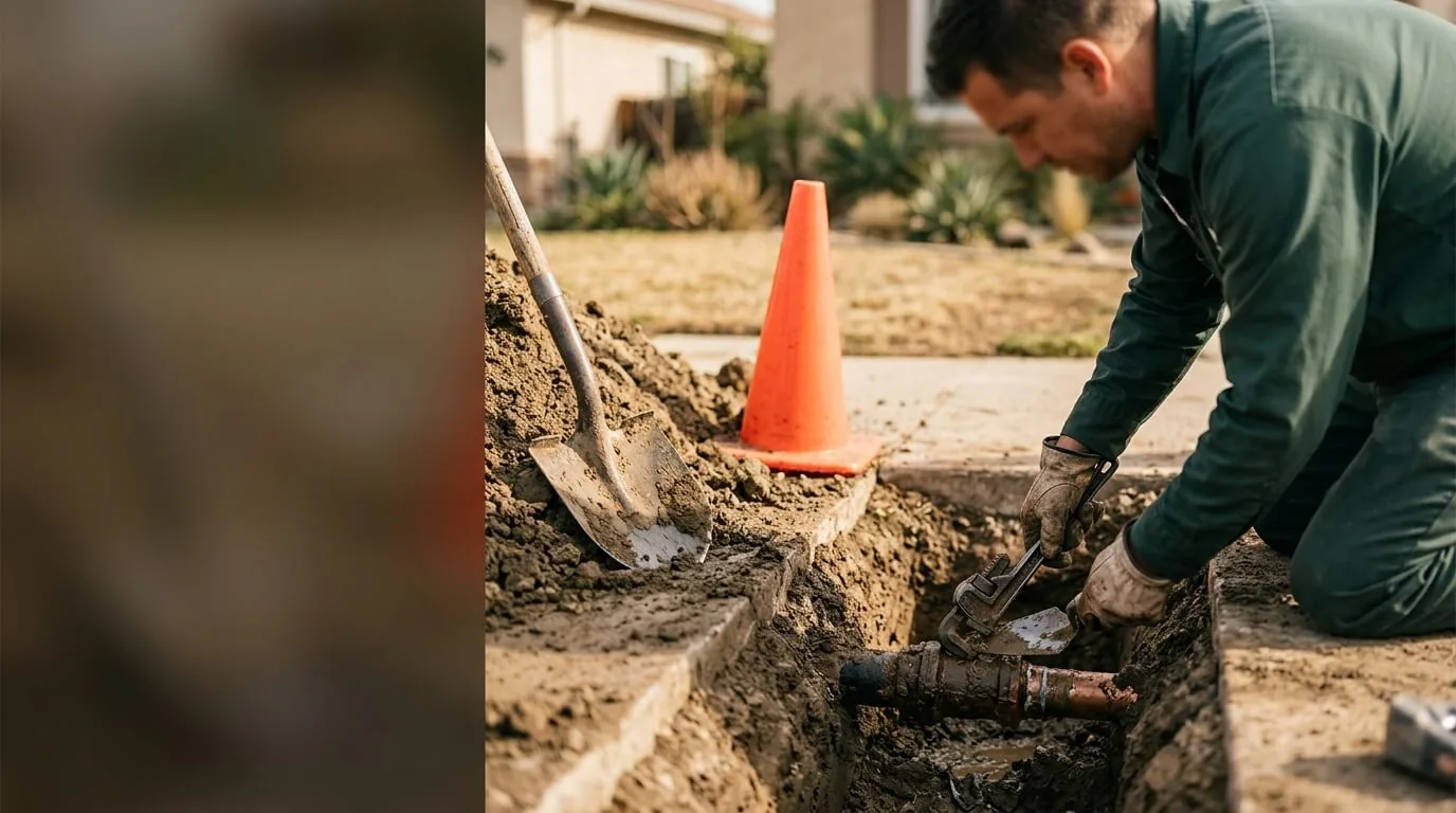 Sewer line repair in Riverside, CA